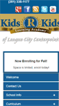 Mobile Screenshot of kidsrkids60tx.com