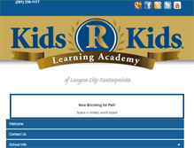 Tablet Screenshot of kidsrkids60tx.com